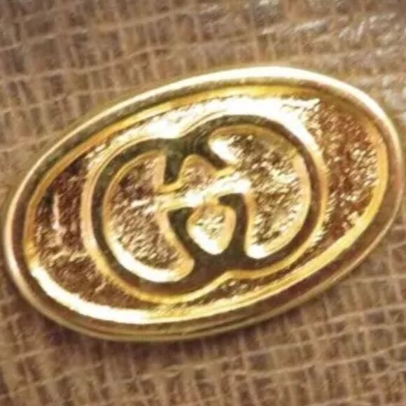 185242BR (L3) Gucci Tote Bag Sherry Line Brown PVC - Picture 12 of 14